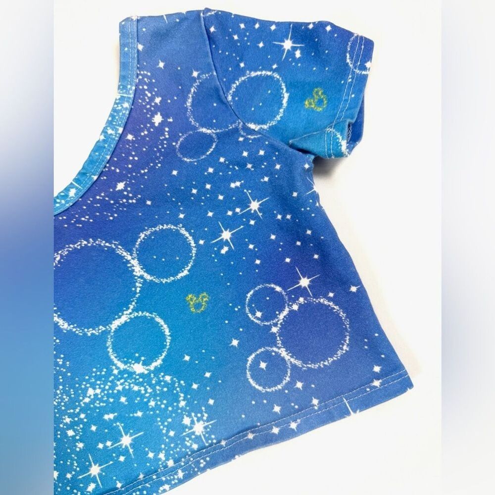 WILD RICH KIDS Girl Star Wars Mickey Crop Top Set 7/8 Galaxy Y2K Inspired - Picture 9 of 16